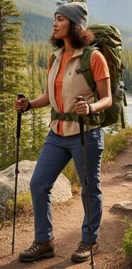 Cloudveil Women Medium Blue Gorpcore Hiking Outdoor Stretch Lightweight Pants